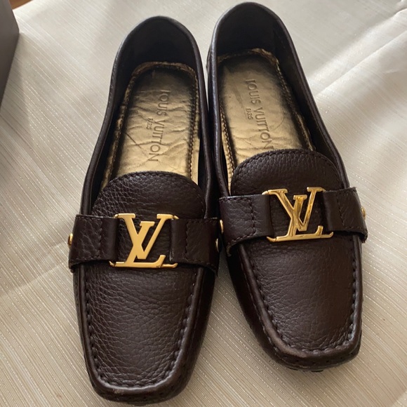 Louis Vuitton Chocolate Brown Loafers 
